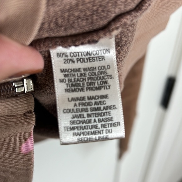 🛍️Mocha⚡️Juicy Couture Vintage Velour Hoodie preloved XL c2001 - Picture 4 of 9